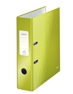ARCHIVADOR LEITZ WOW A4 180º 80mm VERDE - Pack de 10 unidades